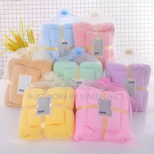 2 in 1 Bath Towel – Super Soft Highly Absorbent (70 × 140cm)
