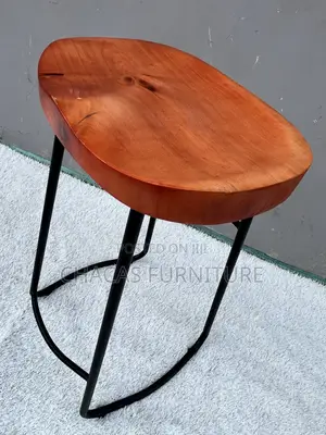 Premium Solid Wood Ergonomic Bar Stool - Brand New