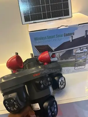 Digital Smart 3lens 4g Solar CCTV Camera 12mp
