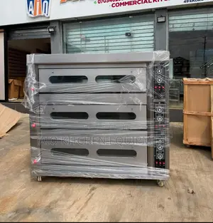 Gas Deck Oven 3 Deck 9 Tray