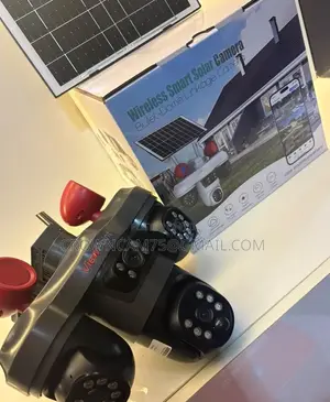 V380 4g Solar Triple Lens 360° Full Rotating Security Camera – All 3