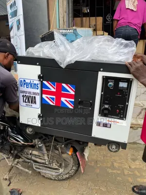 Original 12.0kva Perkins Soundproof Generator %Copper Coil