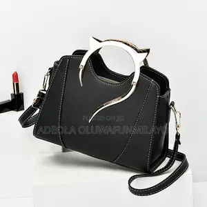 Lerono Cat Ears Elegant Leather Bag