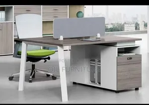 ​Premium 2-Seater Executive Office Workstation With Side Storage