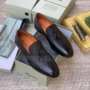 Richwanaz Tassel Wingtip Dress Shoes — Premium Leather | Brand New
