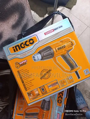 Ingco Heat Gun 550°C Max Corded 2kw