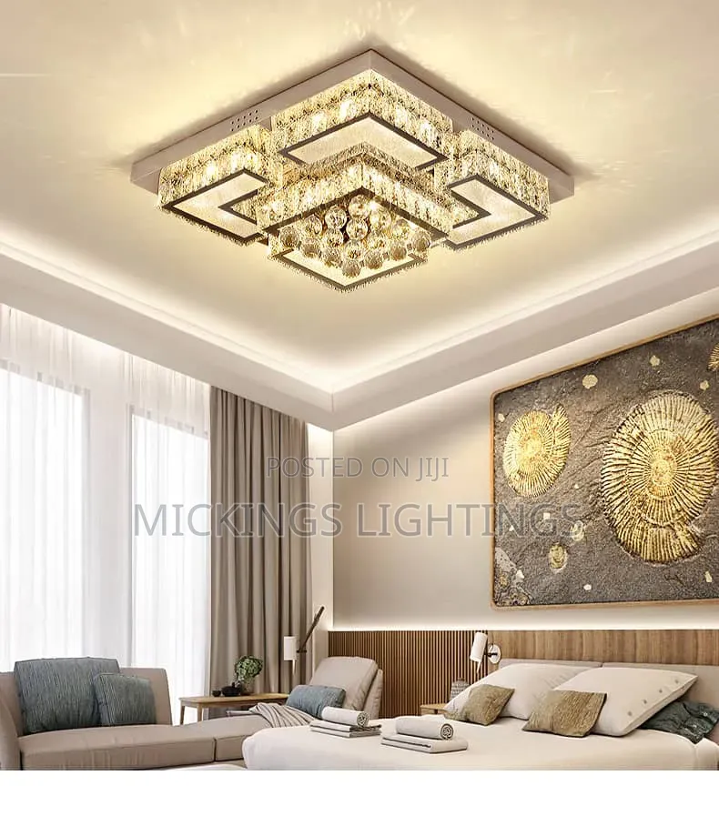 Modern Light Luxury Ceiling Led Crystal Ceiling Light