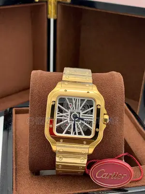 Cartier Santos Quality Luxury Men Automatic Engine Wristwatch
