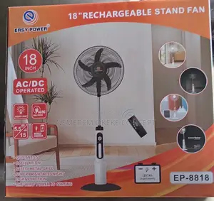 18 Inches Easy Power Rechargeable Stand Fan