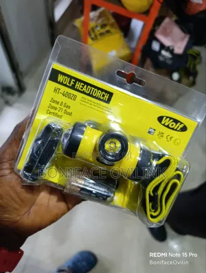 Wolf Safety Ht-400z0 Atex/Iece× Led Head Torch 120 Lm