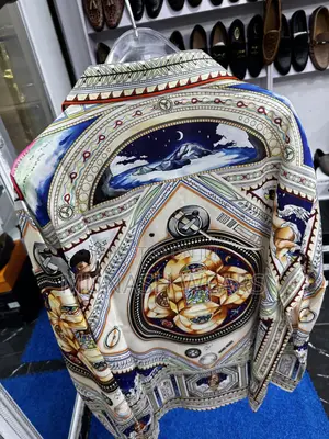 Casablanca Rome Print Design Luxury Shirt M-4xl