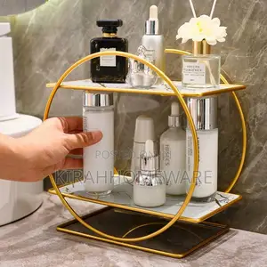 Double Layer Iron Storage Rack