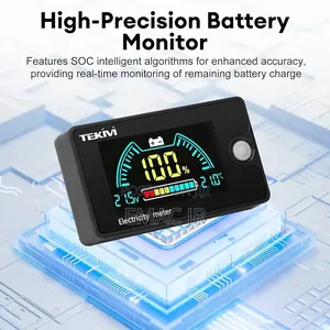 Tekivi Smart Power Meter Used for Monitoring Battery Volt and Capacity