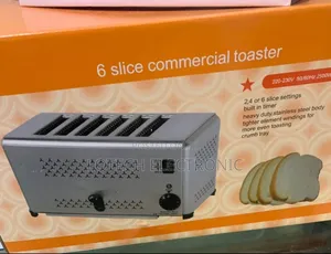 6 Face Commercial Pop-Up Toaster Heavy-Duty 6-Face Commercial