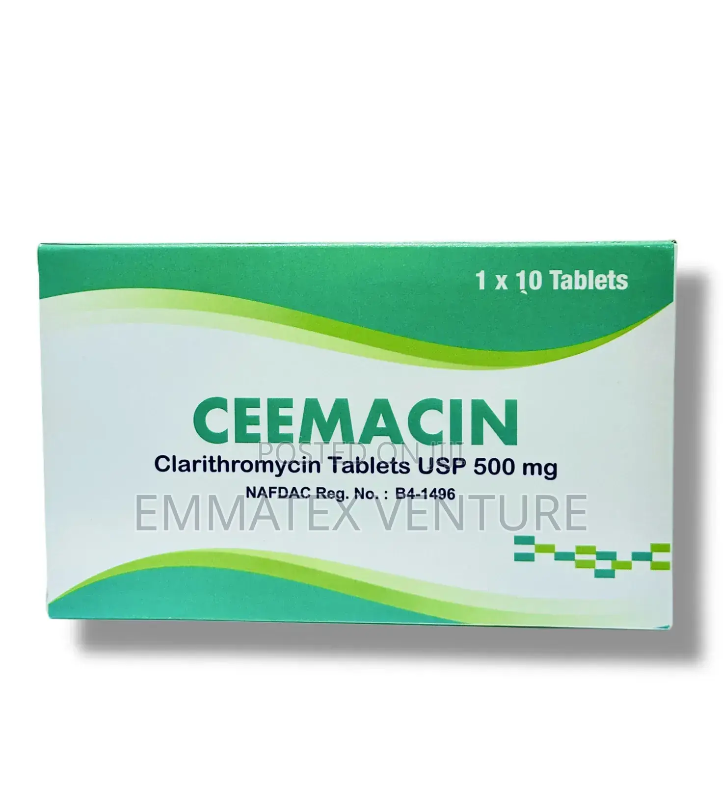 Ceemacin Tablet (Clarithromycin) X10