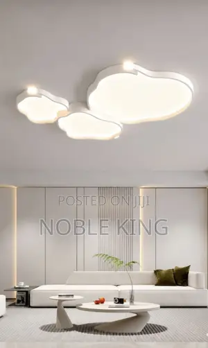 Nordic Minimalist Stylish Creamy Clouds Art Creative Plated Lamps Led