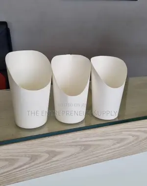 Chips Cup | Paper Fry Puff-Puff Scoop Cups (100pcs)