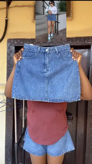 Demin Mini Skirt