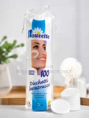 Novette 100% Cotton Makeup Remover Pads – 100 Pieces