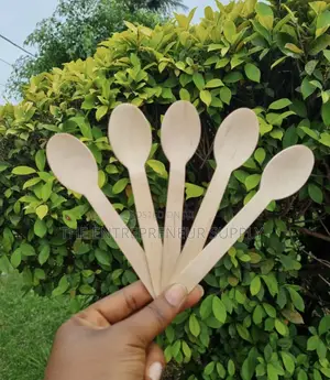 Wooden Spoon, Forks Knife (100pcs) | Wooden Cutlery | Food Packaging