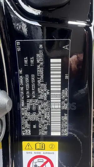 Lexus RX 2020 Black