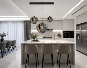 Modern Three in One Luxurious Glass Chandelier