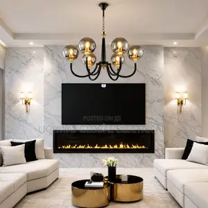 Nordic Glass Simple Bulb Chandelier