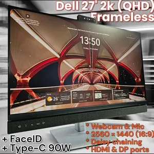 Dell 27 Inches QHD Ips Frameless Monitor