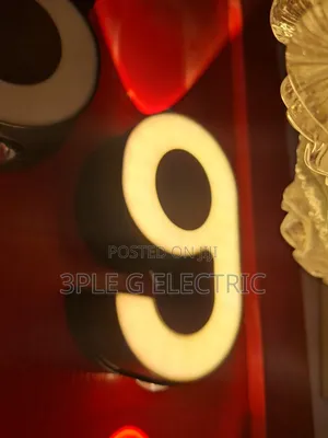 Number 9 Indoor and Outdoor Light