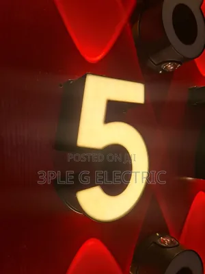 Number 5 Outdoor / Indoor Wall Light