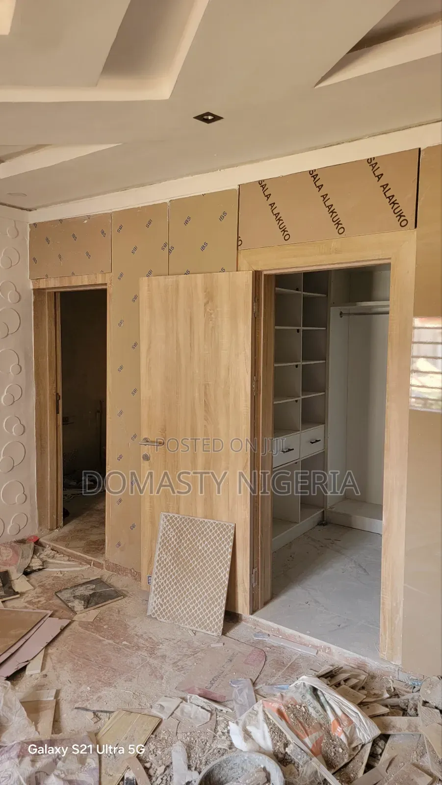Secured HDF Door
