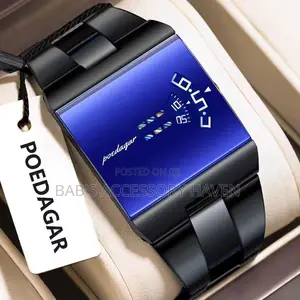 Brand New Poedagar Futuristic Luxury Men's Watch