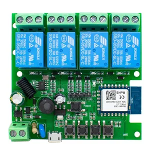 4-Channel Smart Relay Module for Wireless Control of Appliances Wi-Fi
