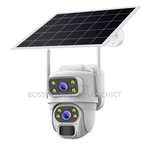 Dual Solar Panel CCTV Camera