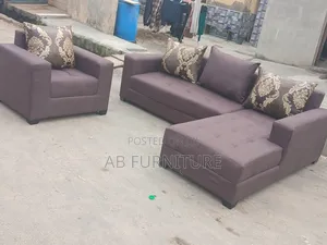 Brown L Shape Available