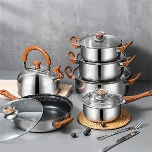 12-Piece Stainless Steel Cookware Set 2st7