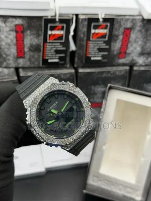 Shiny Iced G-Shock Wristwatches