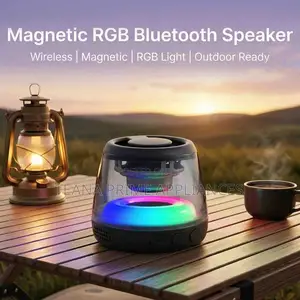 Magnetic RGB Bluetooth Speaker Wireless | RGB Light | Outdoor Ready
