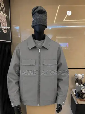 Plain Exotic Leather Jacket
