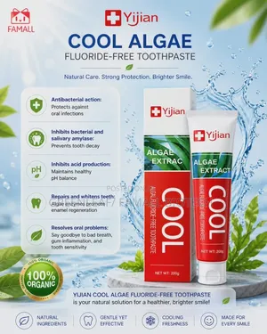 Carich / Yijian Cool Algae Fluoride Free Toothpaste