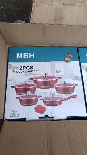 MBH 12-Piece Granite Coating Non-Stick Cookware Set 22% Off