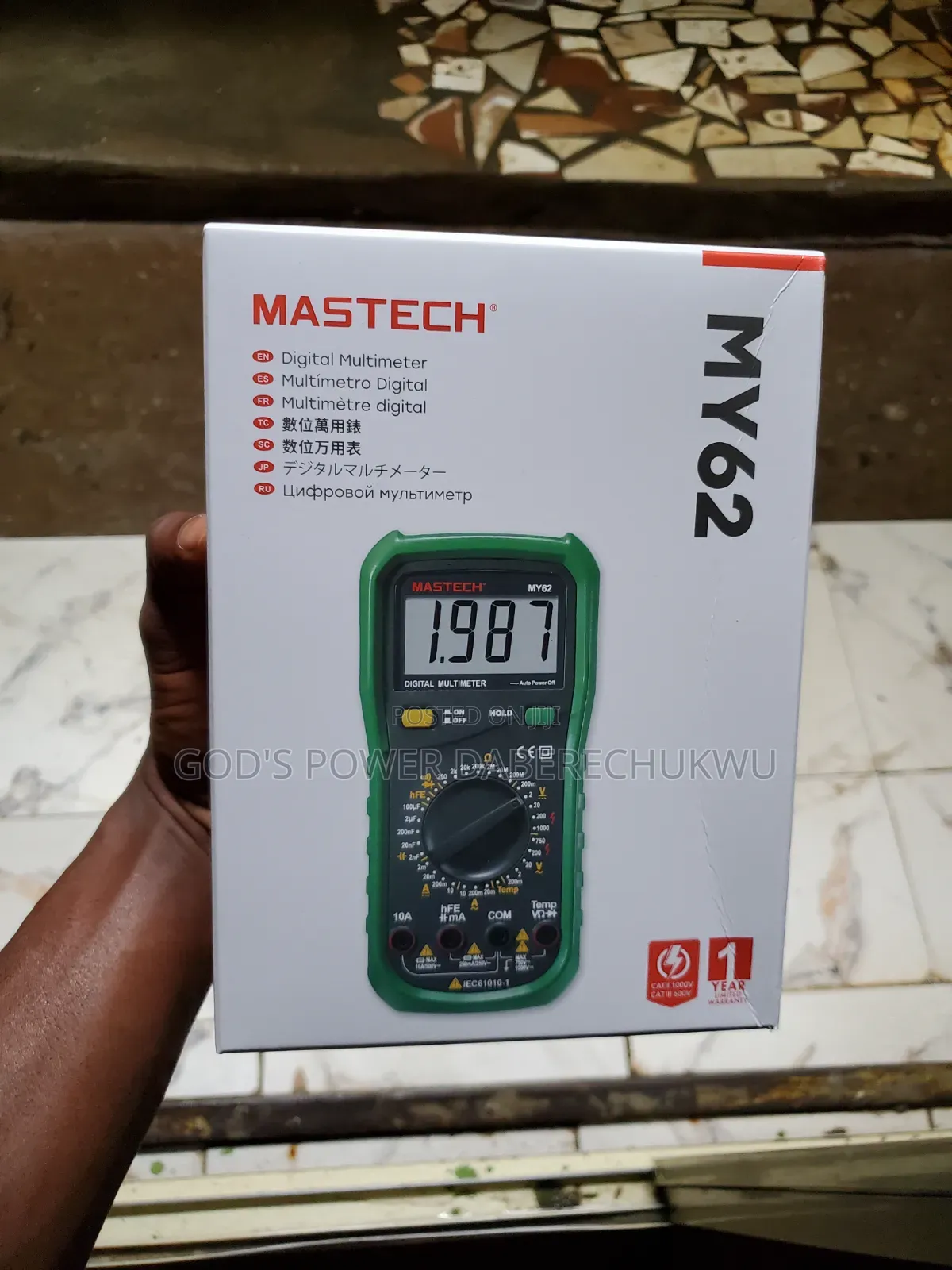 Mastech My62 Digital Multimeter
