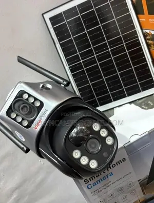 Ubox 4g Dual Lens Solar Powered CCTV Camera