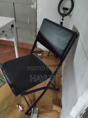 Foldable Leather Cushion Home Office Chair