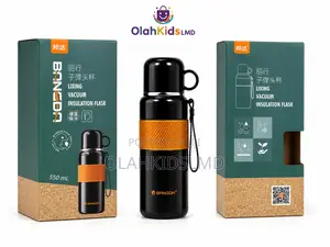 Bangda Lixing Vacuum Flask With Cup Lid – Insulated Bottle, 550ml