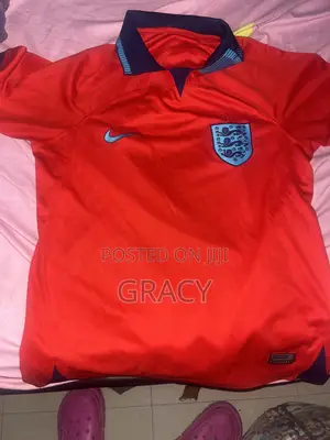 Authentic Nike England Football Jersey - Red/Blue