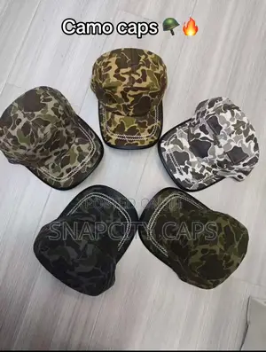 5 Panel Camo Caps