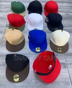 Blank Fitted and Snapback Caps for Customization