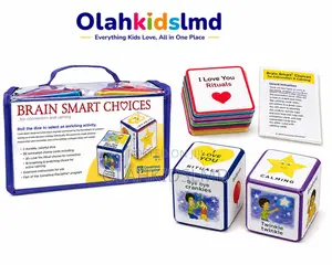 Brain Smart Choices Dice Game – Calming Connection Cards, Ages 3+