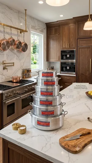 Kinelco Protea Heavy Gauge Aluminium Stock Pot Set
